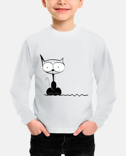 White baby feline garca