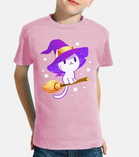 white cat witch - pastel kitty - magica