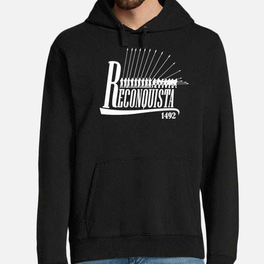 white drawing reconquest sweatshirt
