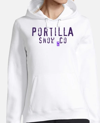 White jersey girl logomora hoodie tostadora