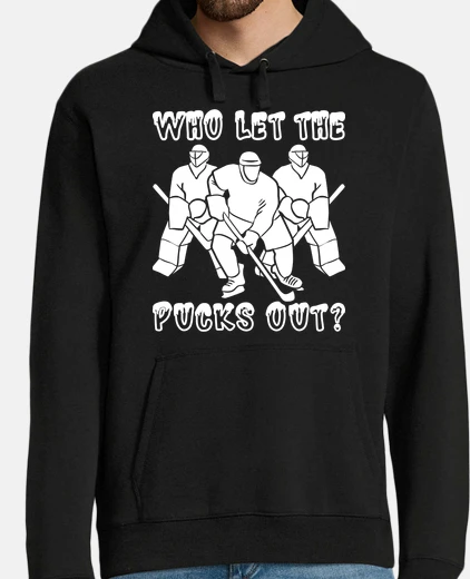 Sudadera who let the pucks out ice hockey player