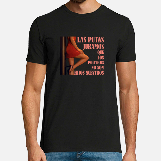 whores and politicians dark background - short sleeve 