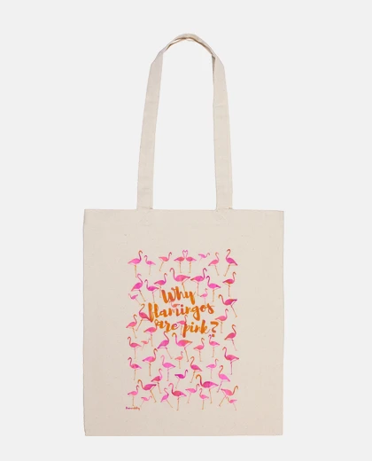 Bag why are flamingos pink?