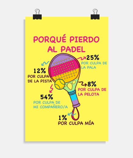 Poster why do I lose fun padel