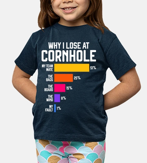 Children's why i lose at cornhole