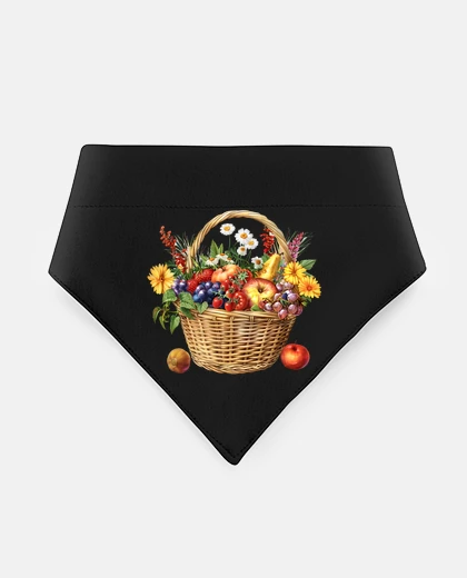 Mascotas wicker basket fruits and vegetables purchase early display