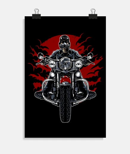 Poster wild biker
