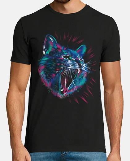 T-shirt wild cat