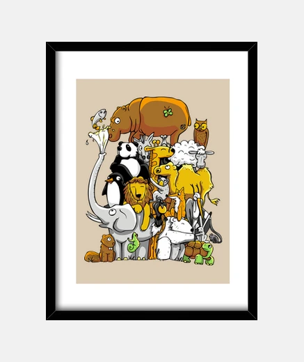 Framed wild life