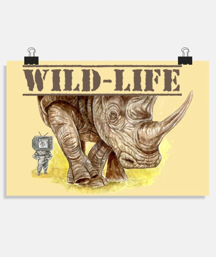 Poster wild-life