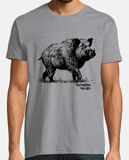 T-shirt wild pig