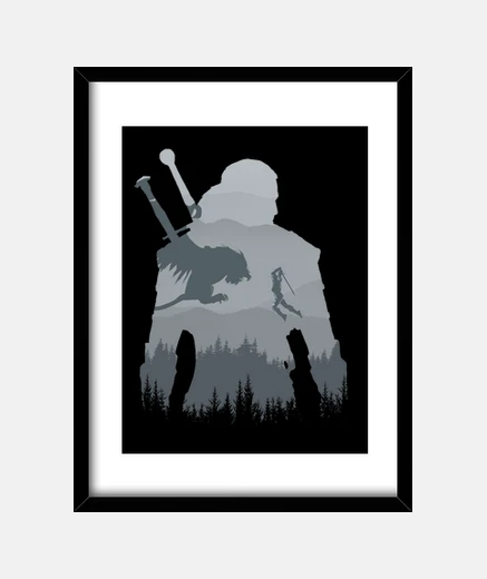 Framed wild silhouette