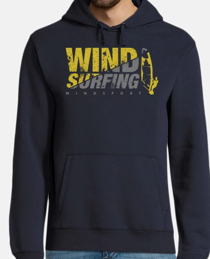 Sudadera windsurf amarillo