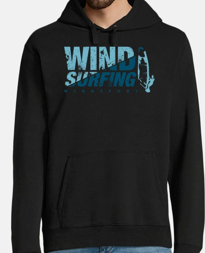 Sudadera windsurf azul