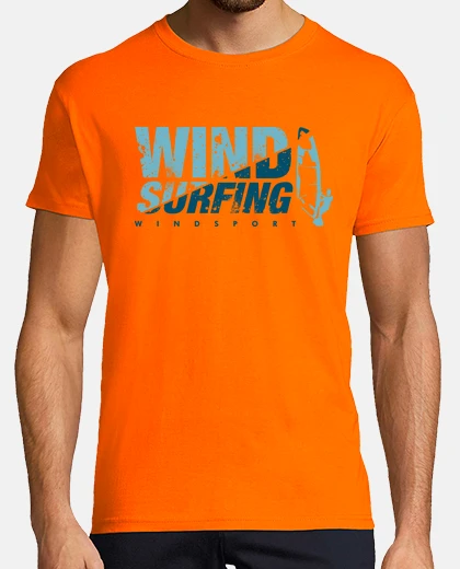 T-shirt windsurf blu
