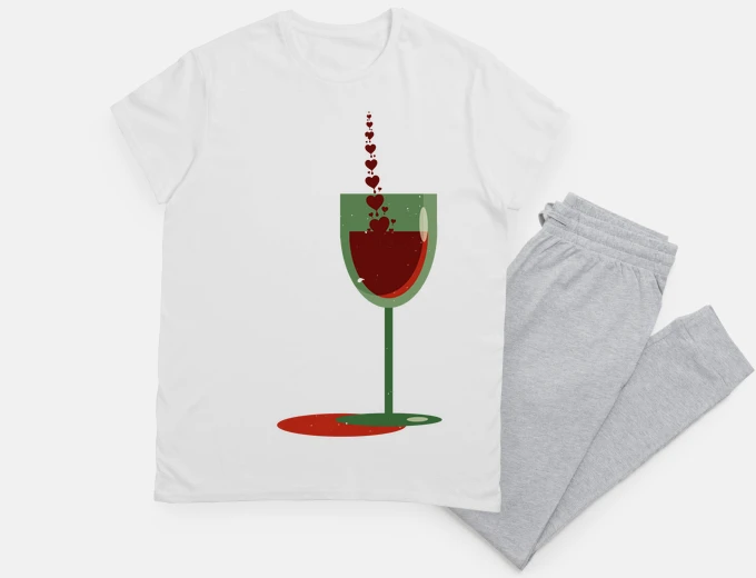 Pyjama wine falls in love