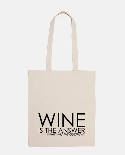 Bag wine tote bag