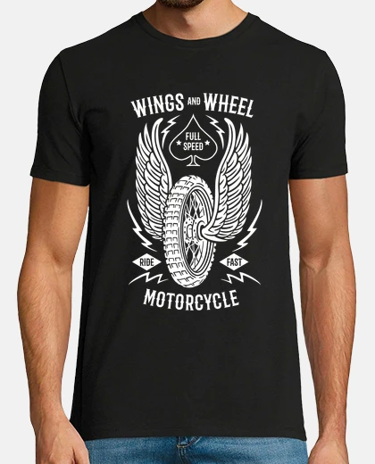 T-shirt wings and wheel