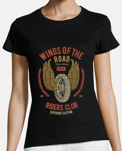 T-shirt wings of road