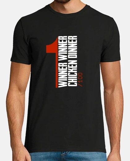 T-shirt winner winner pubg chicken cena!