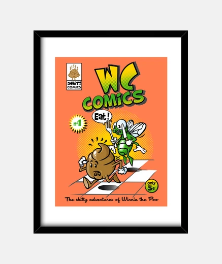 Framed winnie the poo