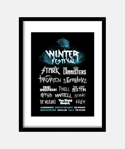 Quadro winter - il game of thrones