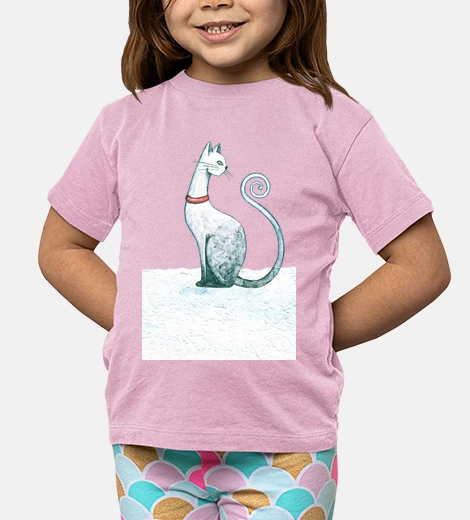 Kids winter cat