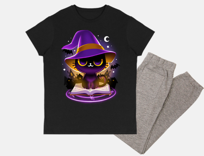 witch cat spell - halloween