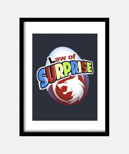 Framed witcher geralt rivia - law of surprise