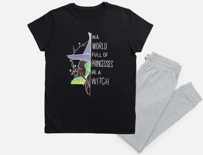 Pajama witches and princesses - sorceress wiza