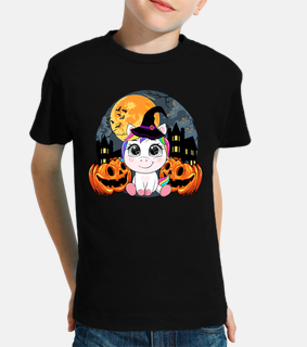 witchy unicorn halloween girl