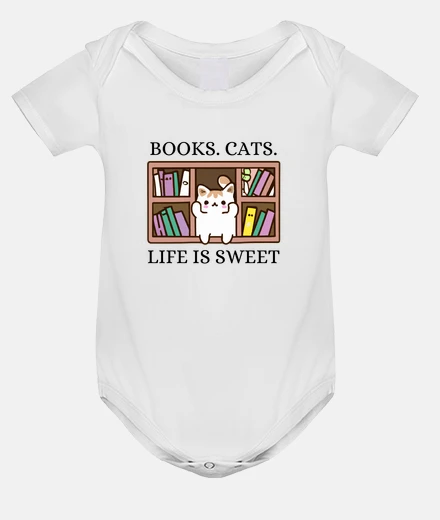 Kids With Books And Cats Life Is Sweet
