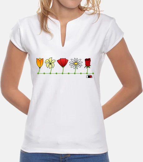 T-shirt with flowers to maria 2