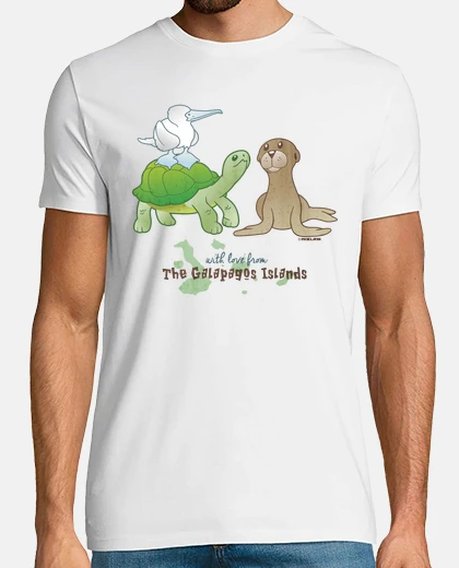 Camiseta with love from The Galapagos Islands