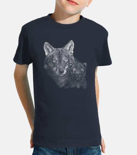 Children's wolf and wolf