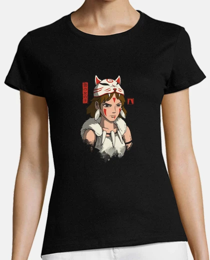 T-shirt Wolf Girl Shirt Womens
