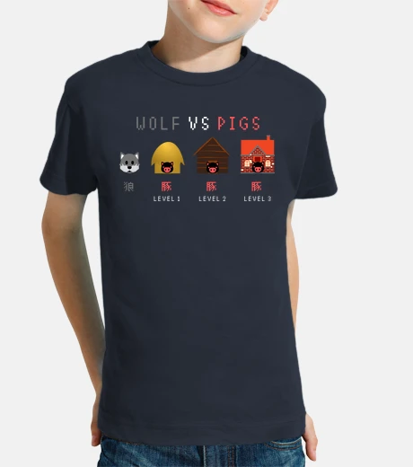 Kids wolf vs pig 3