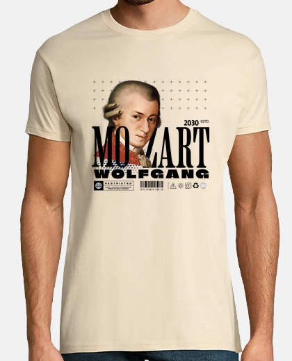 Tee-shirt Wolfgang Amadeus Mozart musicien