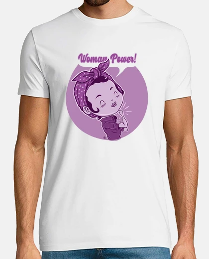 T-shirt woman power