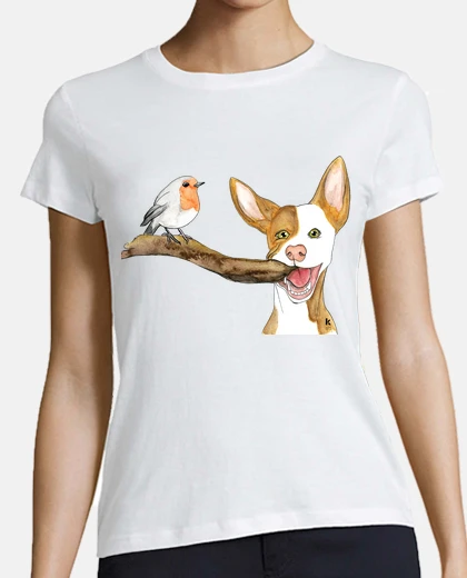 T-shirt Women, baseball style, white and navy