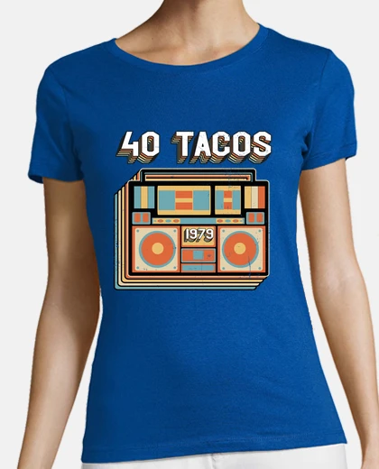 T-shirt Women, short sleeve, royal blue, premium quality
