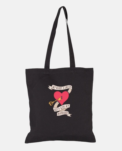 Bag women&#39;s bag tote bag i&#39;m taken i don&#39;t have a boyfriend