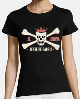 Women, short sleeve, black, organic cotton