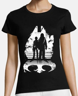 Women, short sleeve, black, organic cotton