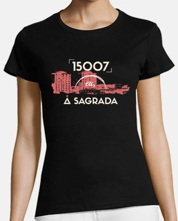 Women, short sleeve, black, organic cotton
