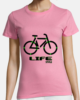 women, short sleeve, pink, premium quality, bicycle