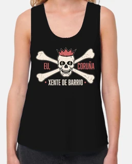 Women, Tank top, Black