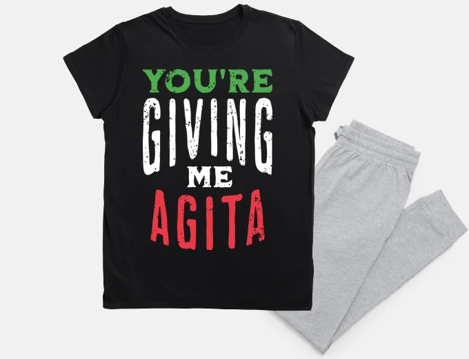 Pyjama womens you re giving me agita funny