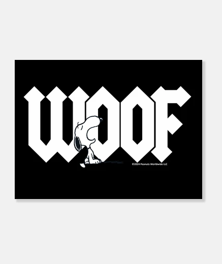 Wall woof snoopy