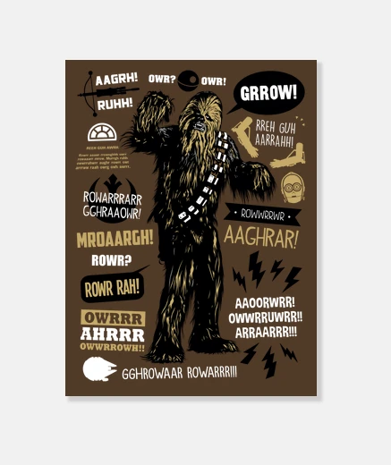 Lienzo Wookie Famous Quotes